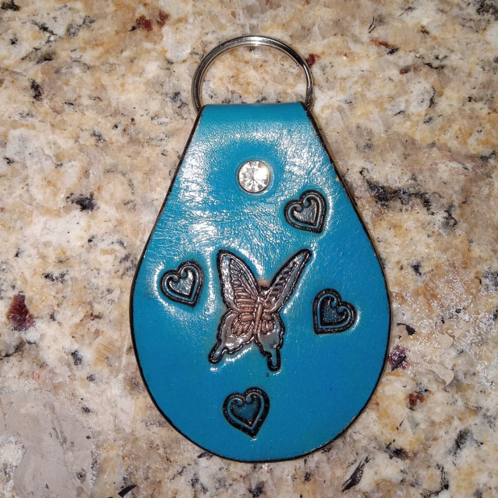 Leather Handcrafted Keychain